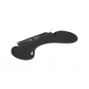 BakkerElkhuizen ErgoSlider+ Underarm Support Asymmetrical, Melns, Dark pelēka, dzeltena, Chipboard, Plastic, Polyurethane (PU), Steel, Clamp attachment, Taiwan, 310 mm, 665 mm