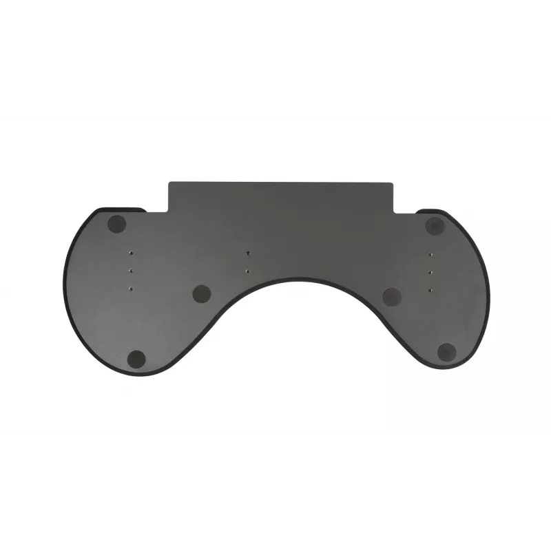 BakkerElkhuizen ErgoSlider+ Underarm Support Asymmetrical, Melns, Dark pelēka, dzeltena, Chipboard, Plastic, Polyurethane (PU), Steel, Clamp attachment, Taiwan, 310 mm, 665 mm