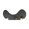 BakkerElkhuizen ErgoSlider+ Underarm Support Asymmetrical, Melns, Dark pelēka, dzeltena, Chipboard, Plastic, Polyurethane (PU), Steel, Clamp attachment, Taiwan, 310 mm, 665 mm
