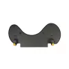 BakkerElkhuizen ErgoSlider+ Underarm Support Asymmetrical, Melns, Dark pelēka, dzeltena, Chipboard, Plastic, Polyurethane (PU), Steel, Clamp attachment, Taiwan, 310 mm, 665 mm