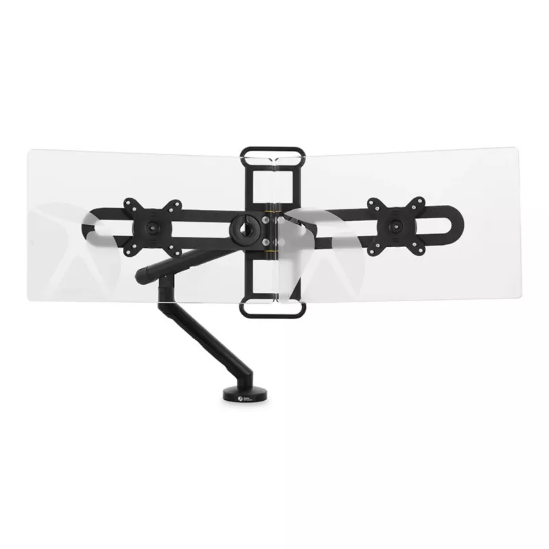 BakkerElkhuizen BE Universal Crossbar, 8 kg, 43.2 cm (17 collas), 88.9 cm (35 collas), 100 x 100 mm, augstuma regulēšana, melns