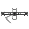 BakkerElkhuizen BE Universal Crossbar, 8 kg, 43.2 cm (17 collas), 88.9 cm (35 collas), 100 x 100 mm, augstuma regulēšana, melns