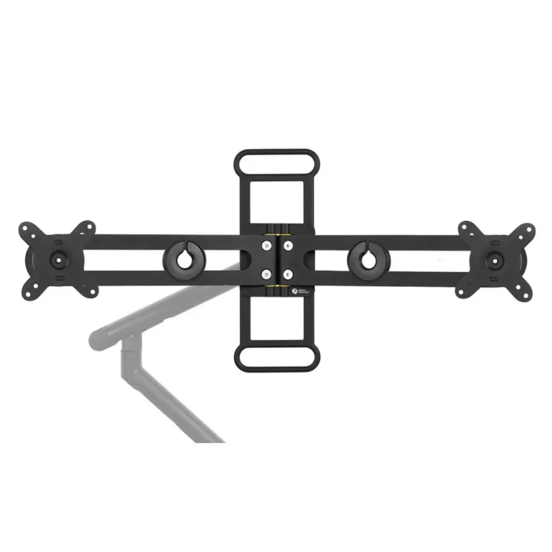 BakkerElkhuizen BE Universal Crossbar, 8 kg, 43.2 cm (17 collas), 88.9 cm (35 collas), 100 x 100 mm, augstuma regulēšana, melns