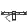 BakkerElkhuizen BE Universal Crossbar, 8 kg, 43.2 cm (17 collas), 88.9 cm (35 collas), 100 x 100 mm, augstuma regulēšana, melns