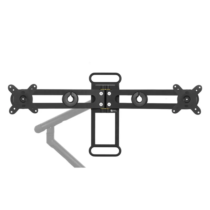 BakkerElkhuizen BE Universal Crossbar, 8 kg, 43.2 cm (17 collas), 88.9 cm (35 collas), 100 x 100 mm, augstuma regulēšana, melns