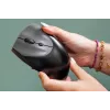 BakkerElkhuizen Handshake pele Left, kreisā roka, vertikālais dizains, optiskā, RF bezvadu + Bluetooth + USB Type-C, 6400 DPI, melna, pelēka