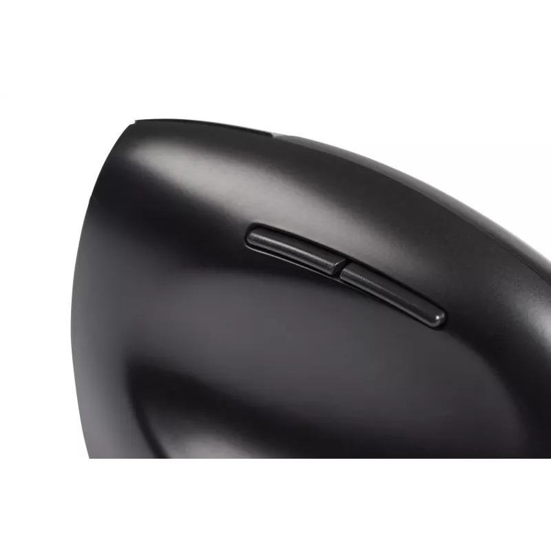 BakkerElkhuizen Handshake pele Right, labās rokas, vertikālais dizains, optiskā, RF bezvadu + Bluetooth + USB C tips, 6400 DPI, melna, pelēka