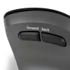 BakkerElkhuizen PRF Pro pele Labroku, Labā roka, Vertikāls dizains, Optiska, RF Bezvadu + Bluetooth + USB Type-C, 2400 DPI, Melna, Pelēka