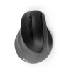 BakkerElkhuizen PRF Pro pele kreisā, kreiļiem, vertikāls dizains, optiskā, RF Bezvadu + Bluetooth + USB Type-C, 2400 DPI, melna, pelēka