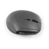 BakkerElkhuizen MidWay pele kreisā, kreisās rokas, vertikāls dizains, optiskā, RF bezvadu + Bluetooth + USB Type-C, 2400 DPI, pelēka, melna