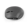 BakkerElkhuizen MidWay pele ar labo roku, labročiem, vertikāls dizains, optiskā, RF bezvadu + Bluetooth + USB Type-C, 2400 DPI, pelēka, melna
