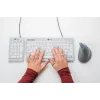 BakkerElkhuizen UltraBoard 955 V2 Numeric, USB, 22, Laptop/PC, 1.5 m, Dark pelēka, Light pelēka