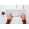 BakkerElkhuizen UltraBoard 955 V2 Numeric, USB, 22, Laptop/PC, 1.5 m, Dark pelēka, Light pelēka