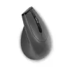 BakkerElkhuizen Grip Pro pele, labās rokas, vertikāls dizains, optiska, RF Wireless, 2400 DPI, pelēka, melna, dzeltena
