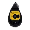 BakkerElkhuizen Grip Pro pele, labās rokas, vertikāls dizains, optiska, RF Wireless, 2400 DPI, pelēka, melna, dzeltena