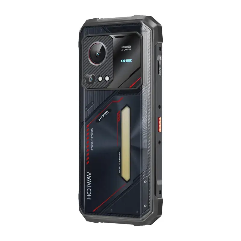 Viedtālrunis HOTWAV Hyper 7S (melns) — kompakta Android ierīce
