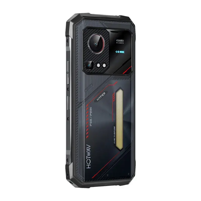 Viedtālrunis HOTWAV Hyper 7S (melns) — kompakta Android ierīce