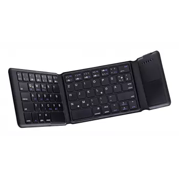 InLine 55379B tastatūra Universāla Bluetooth QWERTZ vācu Melna