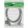 InLine 16933L strāvas kabelis Melns 3 m IEC C13 IEC C14