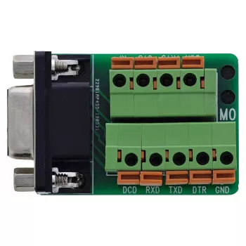 InLine 92501A vadu savienotājs Spaiļu bloks / D-Sub 9 Melna, Zaļa