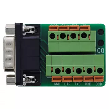 InLine 92501B vadu savienotāja spaiļu bloks / D-Sub 9 Melns, Zaļš