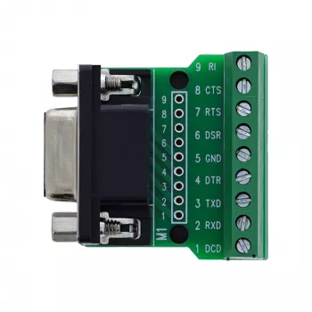 InLine 92501C vadu savienotājs Spaiļu bloks / D-Sub 9 Melns, Zaļš