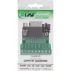 InLine 92501C vadu savienotājs Spaiļu bloks / D-Sub 9 Melns, Zaļš