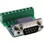 InLine 92501D stieples savienotājs Spaiļu bloks / D-Sub 9 Melns, Zaļš