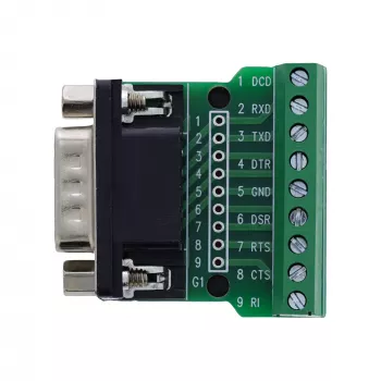 InLine 92501D stieples savienotājs Spaiļu bloks / D-Sub 9 Melns, Zaļš
