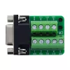 InLine 92501E stieples savienotājs Spaiļu bloks / D-Sub 9 Melns, Zaļš
