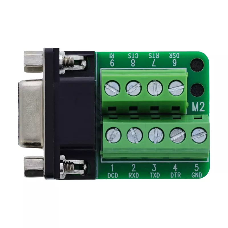 InLine 92501E stieples savienotājs Spaiļu bloks / D-Sub 9 Melns, Zaļš