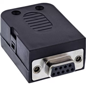 InLine 92501G vadu savienotājs Spaiļu bloks / D-Sub 9 Melns