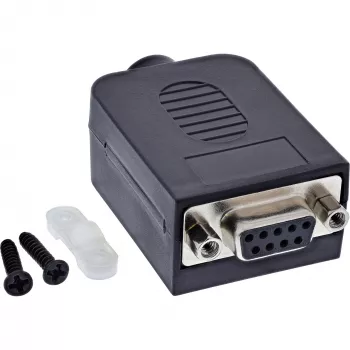 InLine 92501H vadu savienotājs Spaiļu bloks / D-Sub 9 Melns