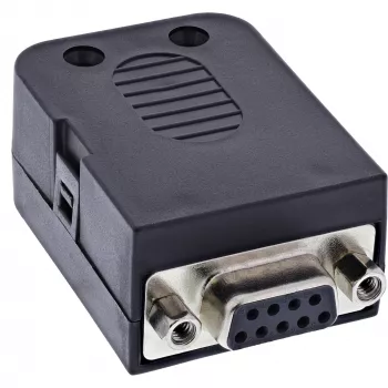 InLine 92501H vadu savienotājs Spaiļu bloks / D-Sub 9 Melns
