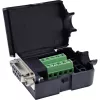 InLine 92501H vadu savienotājs Spaiļu bloks / D-Sub 9 Melns