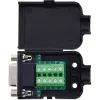InLine 92501H vadu savienotājs Spaiļu bloks / D-Sub 9 Melns