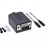 InLine 92501I vadu savienotājs Spaiļu bloks / D-Sub 9 Melns