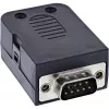 InLine 92501I vadu savienotājs Spaiļu bloks / D-Sub 9 Melns