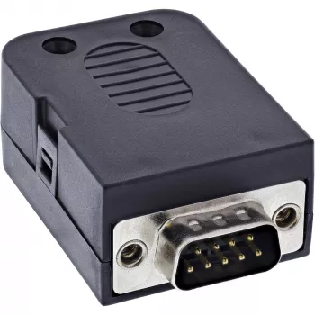 InLine 92501I vadu savienotājs Spaiļu bloks / D-Sub 9 Melns