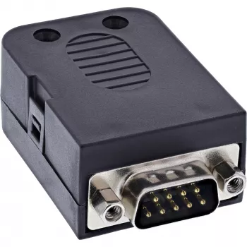 InLine 92501J vadu savienotājs Spaiļu bloks / D-Sub 9 Melns
