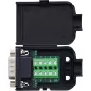 InLine 92501J vadu savienotājs Spaiļu bloks / D-Sub 9 Melns