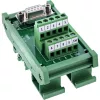 InLine 92501K vadu savienotājs, spaiļu bloks / D-Sub 9, zaļš