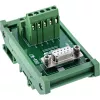 InLine 92501K vadu savienotājs, spaiļu bloks / D-Sub 9, zaļš