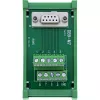 InLine 92501K vadu savienotājs, spaiļu bloks / D-Sub 9, zaļš