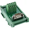 InLine 92501L vadu savienotājs, spaiļu bloks / D-Sub 9, zaļš