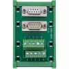 InLine 92501M vadu savienotājs Spaiļu bloks / D-Sub 9 Zaļš