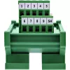 InLine 92501M vadu savienotājs Spaiļu bloks / D-Sub 9 Zaļš
