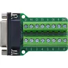 InLine 92502A vadu savienotājs Spaiļu bloks / D-Sub 15 Melns, Zaļš