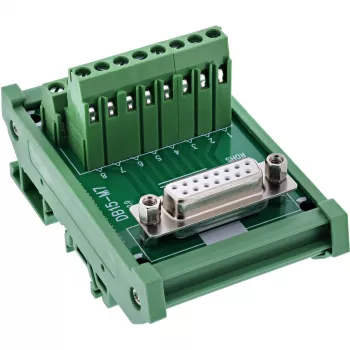 InLine 92502C vadu savienotājs Spaiļu bloks / D-Sub 15 Zaļš