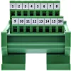 InLine 92502C vadu savienotājs Spaiļu bloks / D-Sub 15 Zaļš